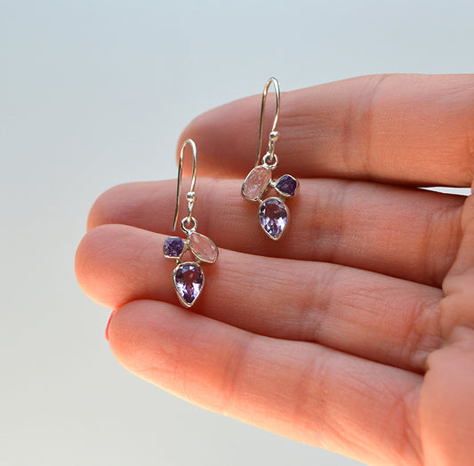 Amethyst Drop Earrings