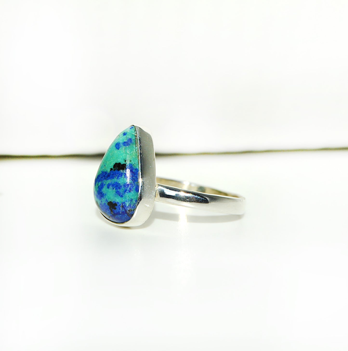 Azurite Ring Size 10