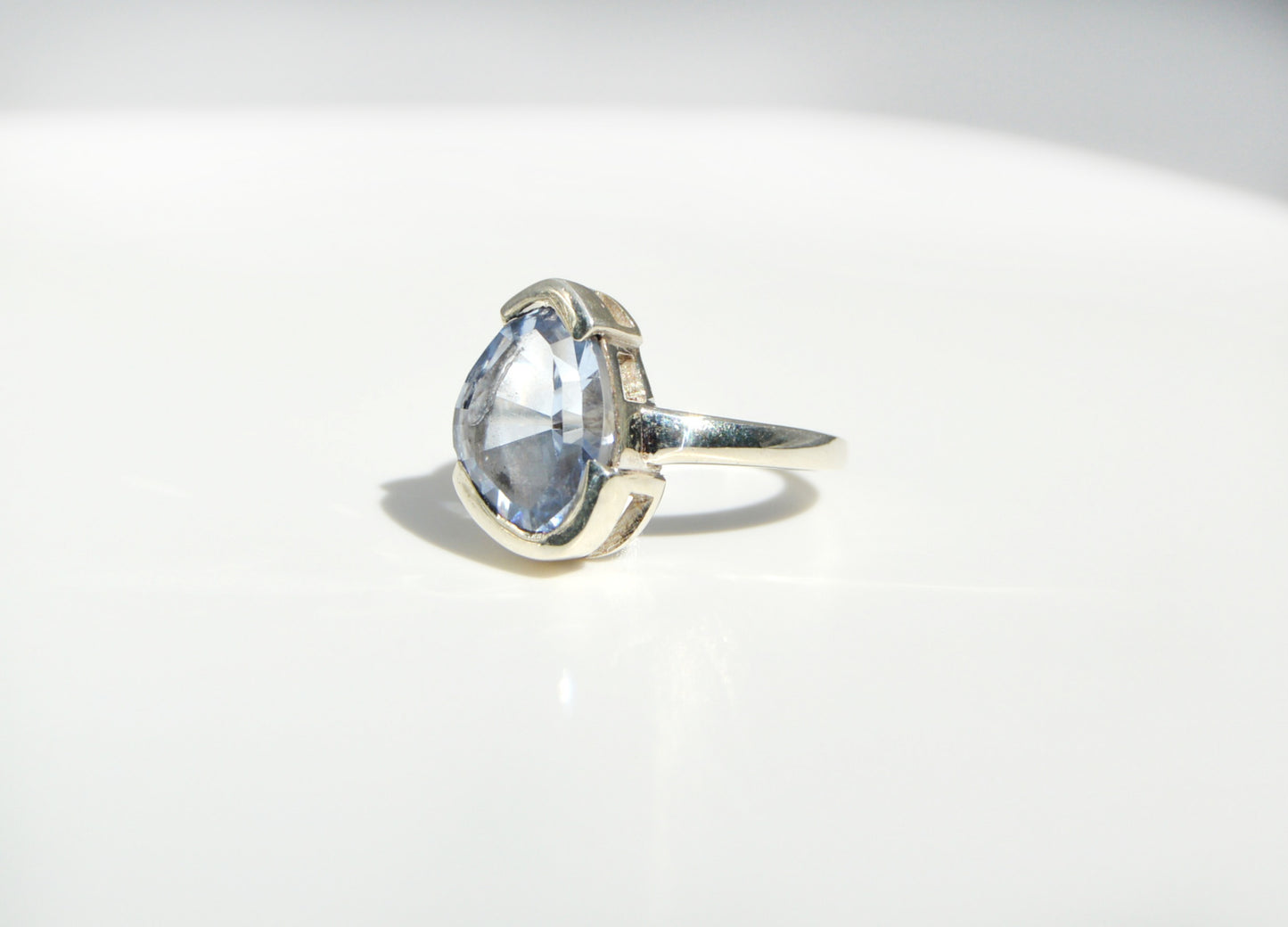 Blue Topaz Ring Size 8