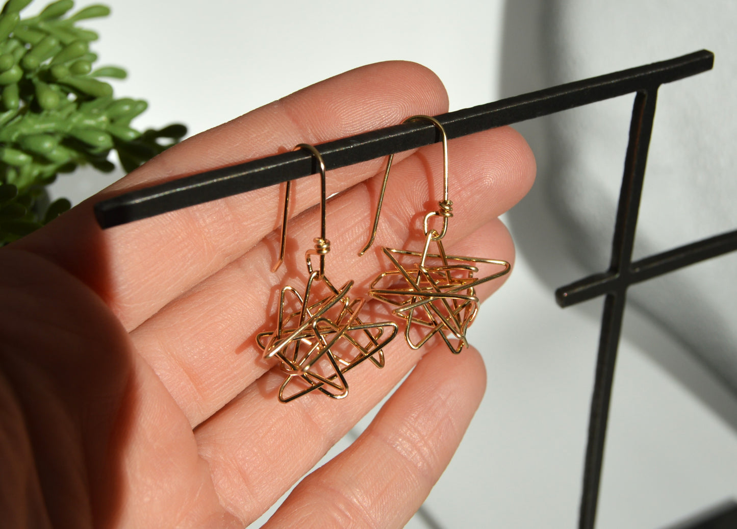 Chandelier Drop Earrings in Gold or Silver