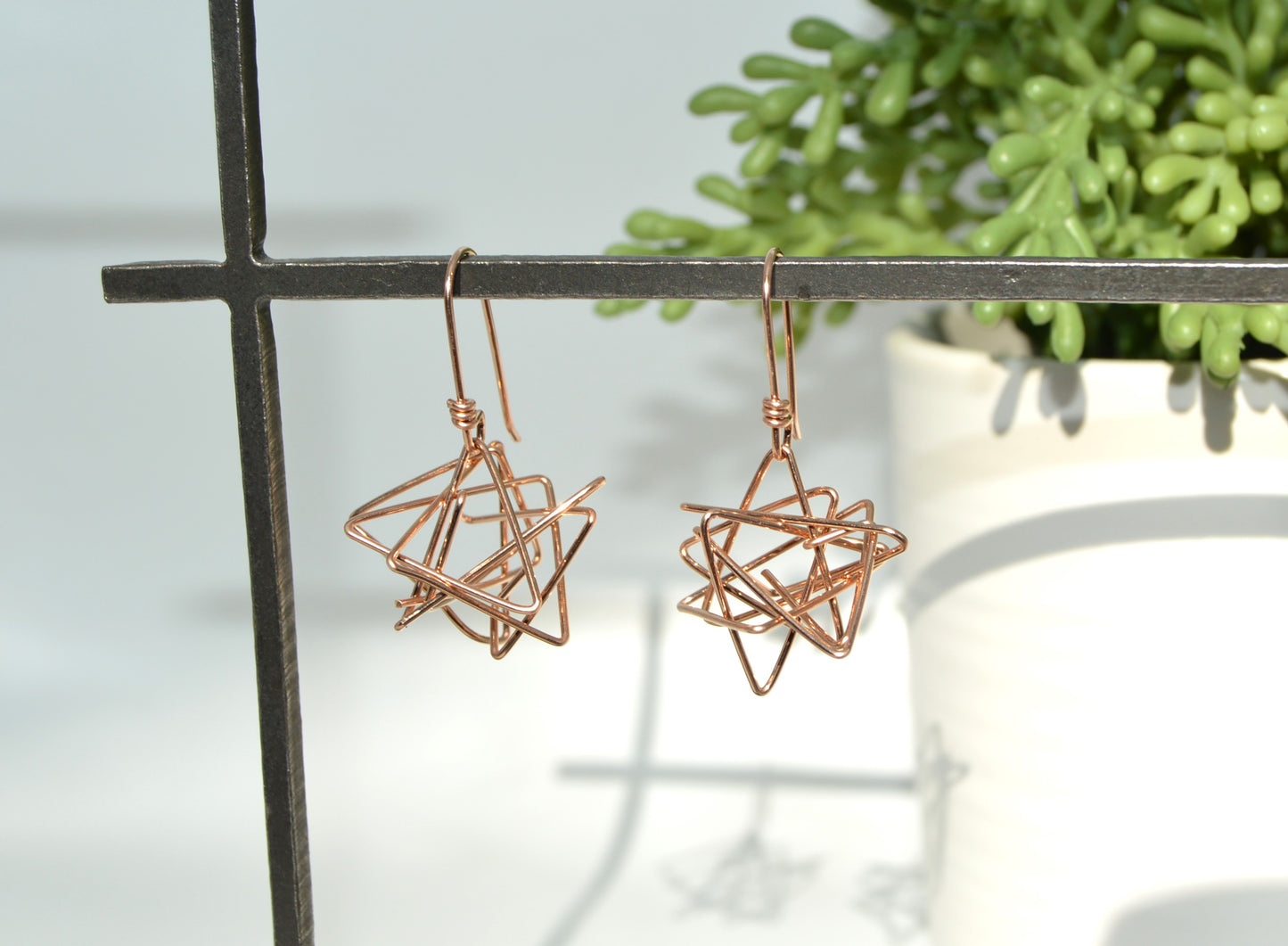 Chandelier Drop Earrings in Gold or Silver