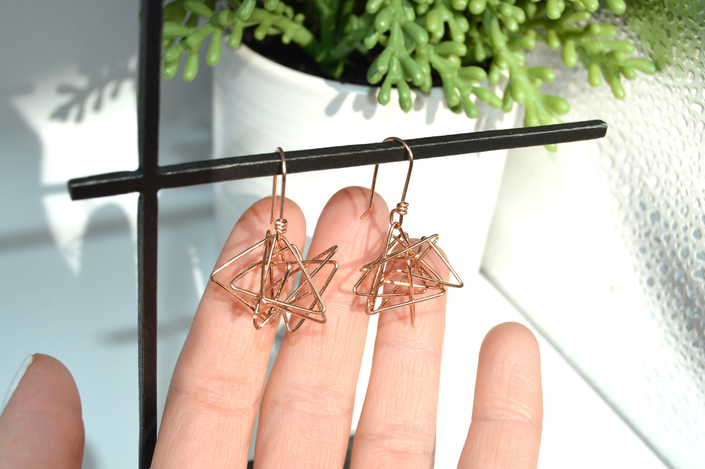 Chandelier Drop Earrings in Gold or Silver