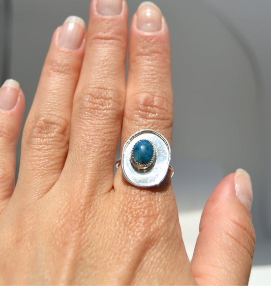 Chrysocolla Ring Size 7.5