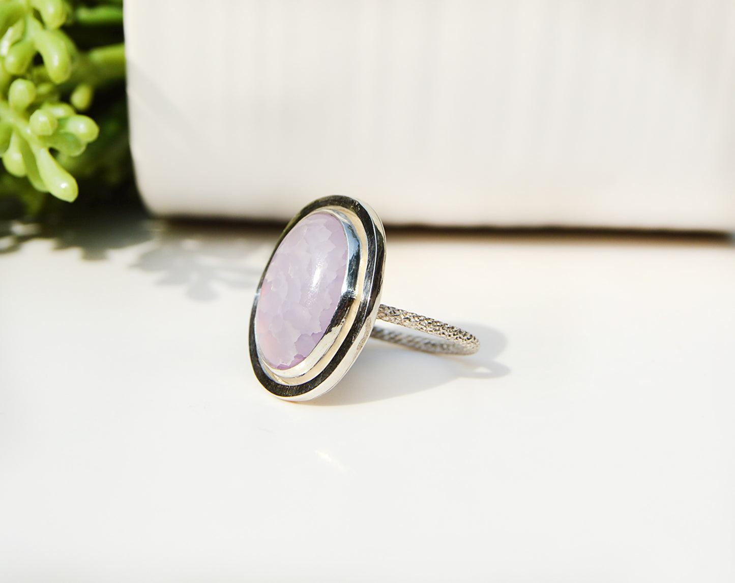 Dragon Agate Ring Size 8.5