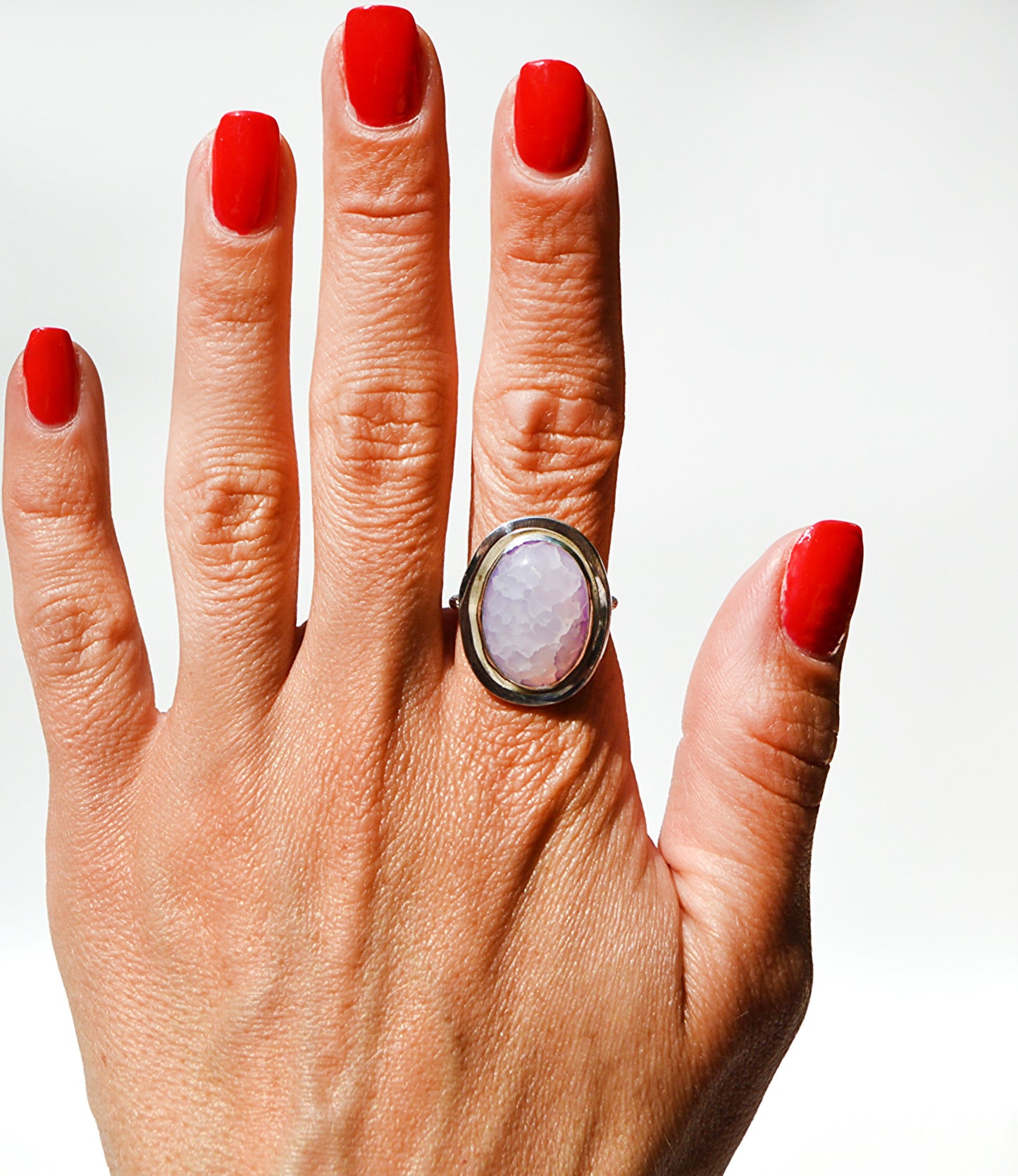 Dragon Agate Ring Size 8.5