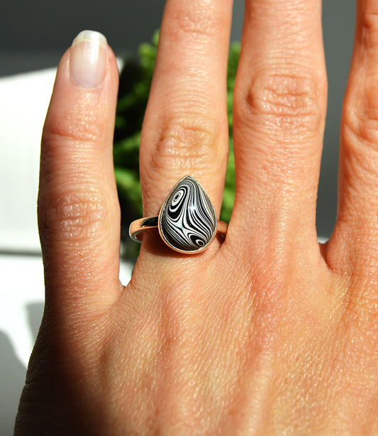 Fordite Ring Size 7
