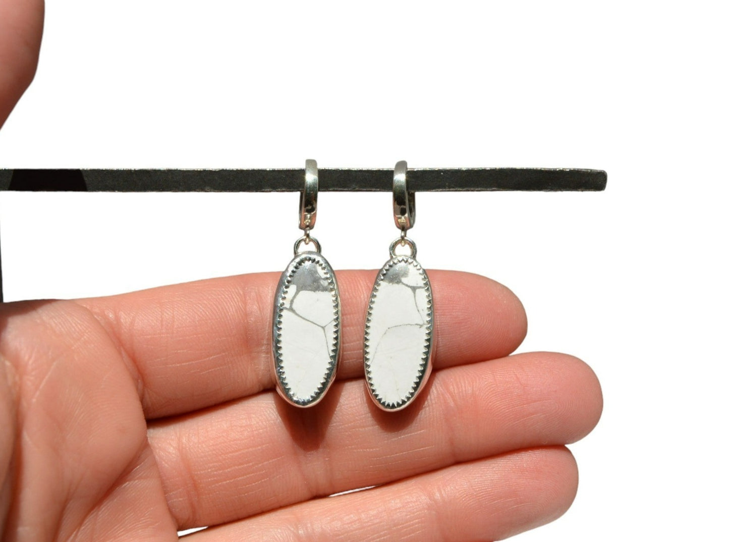 Howlite Dangle Earrings