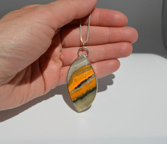 Jasper Pendant Necklace