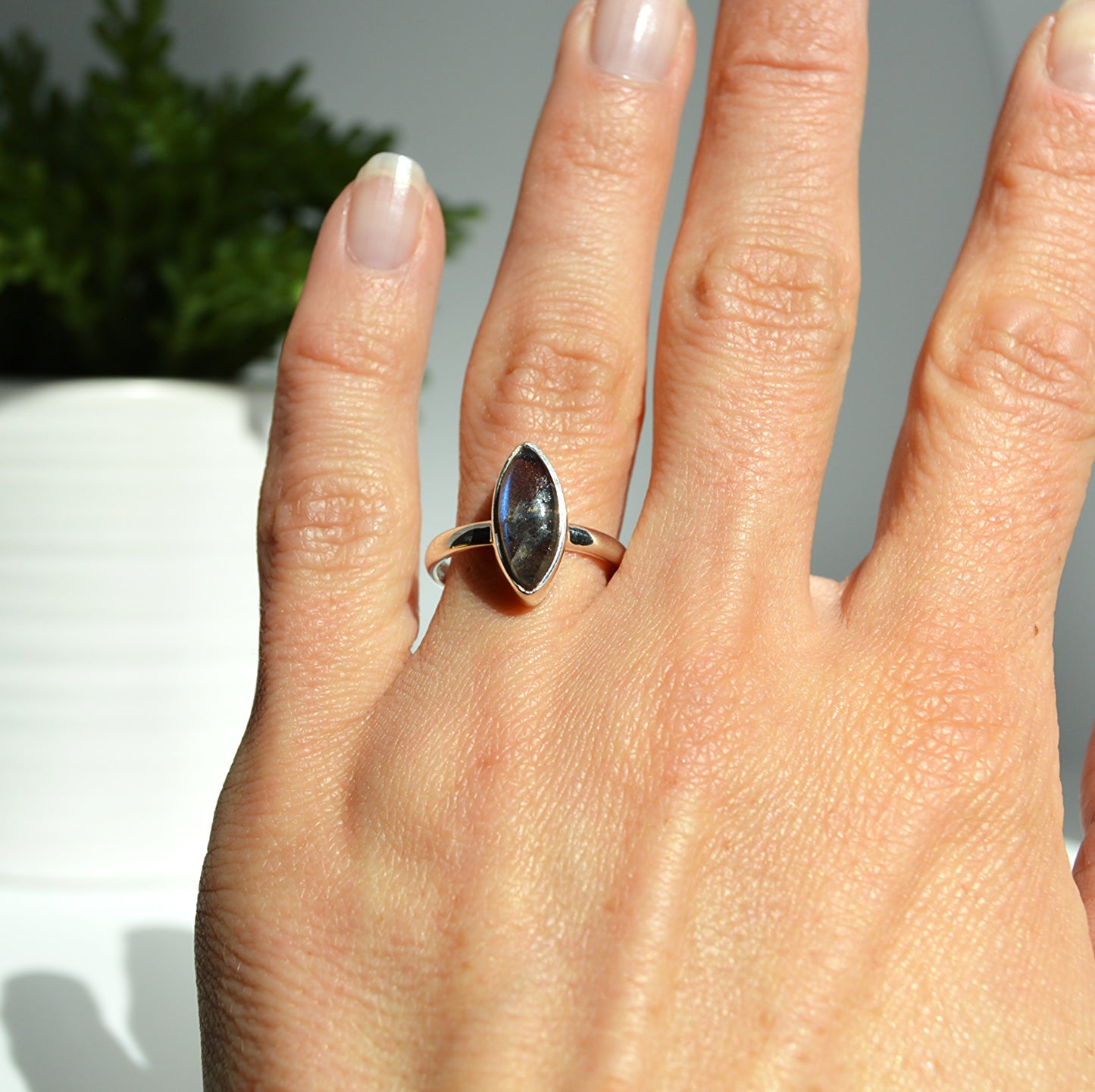 Labradorite Ring Size 7