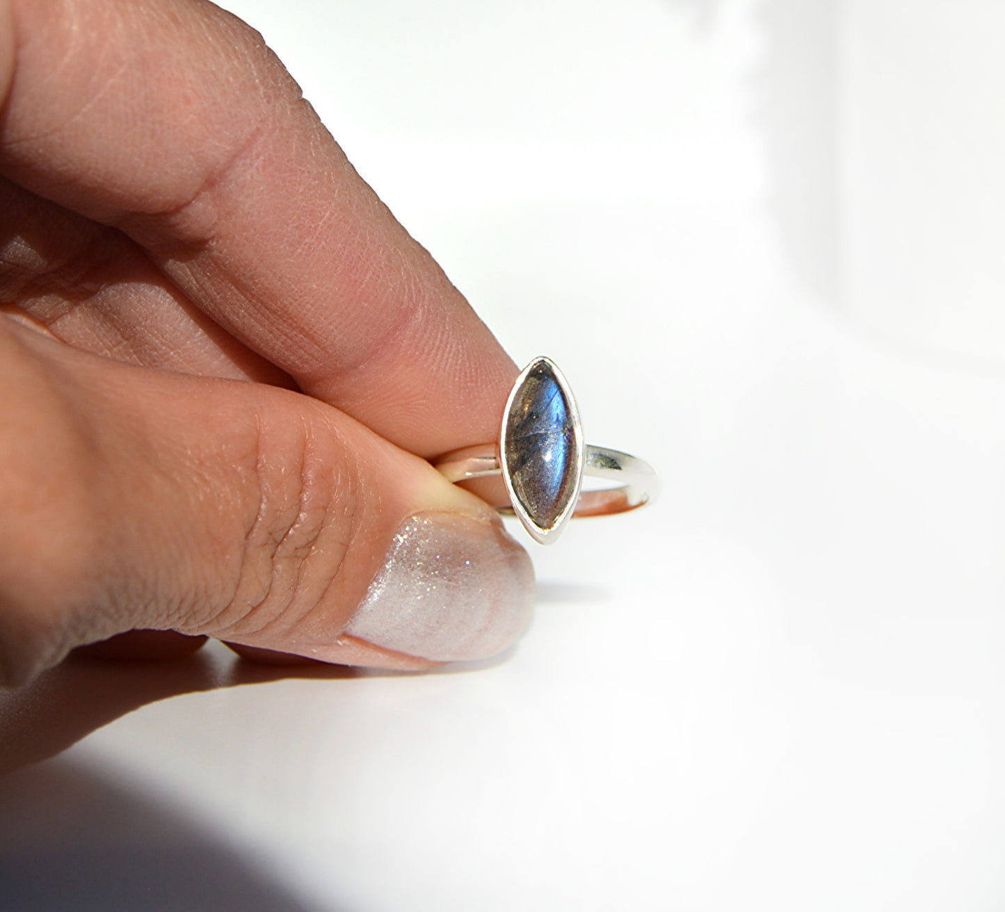 Labradorite Ring Size 7