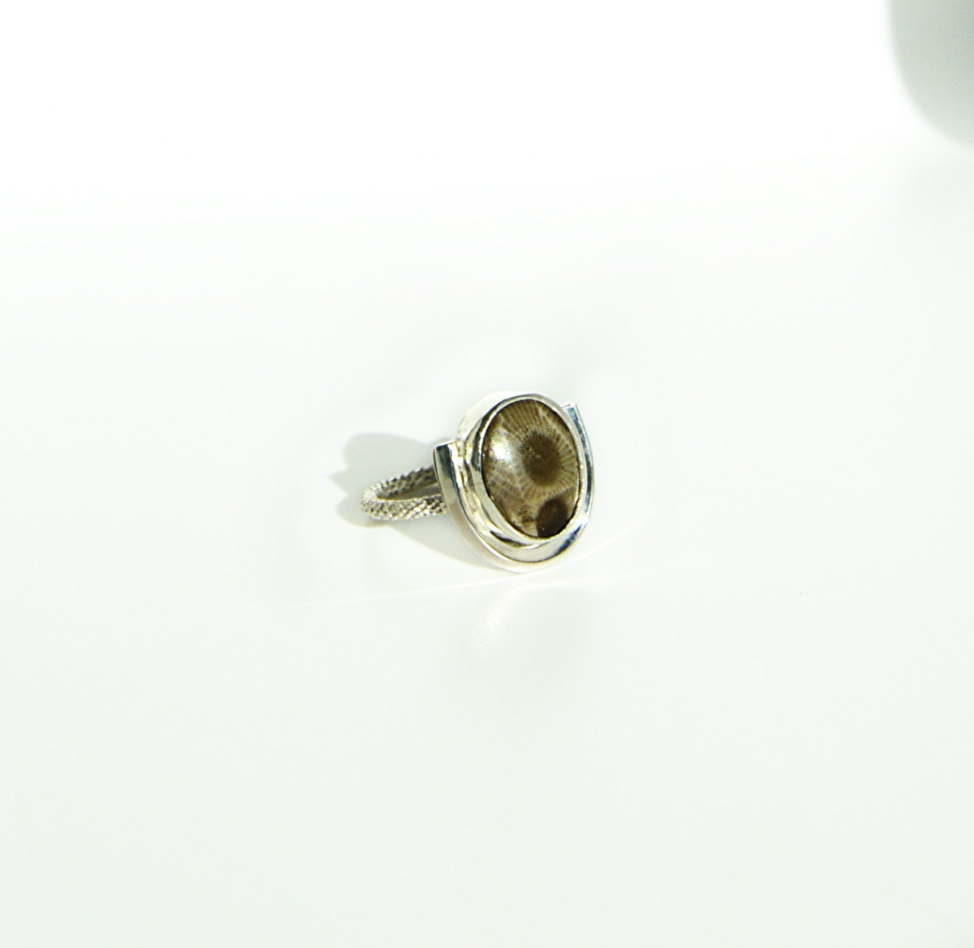 Petoskey Half Moon Ring Size 5.5