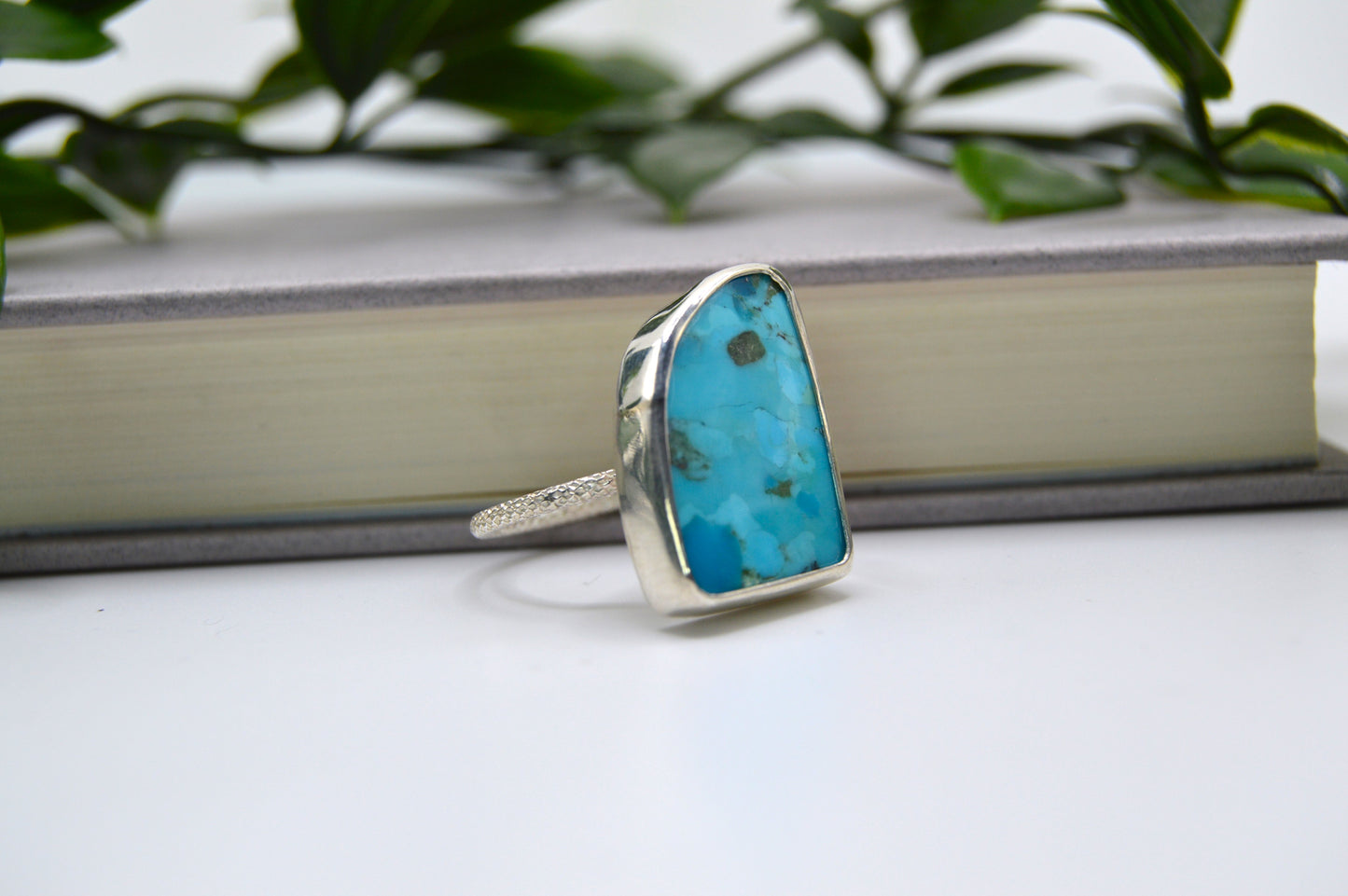 Turquoise Surf Ring Size 9.5