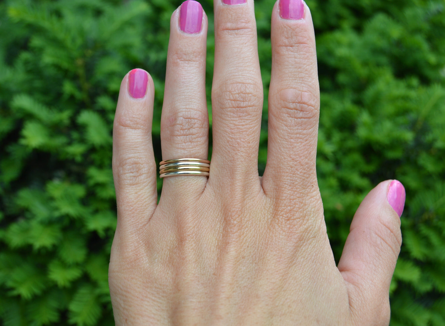 Stack Ring Smooth in Gold or Silver