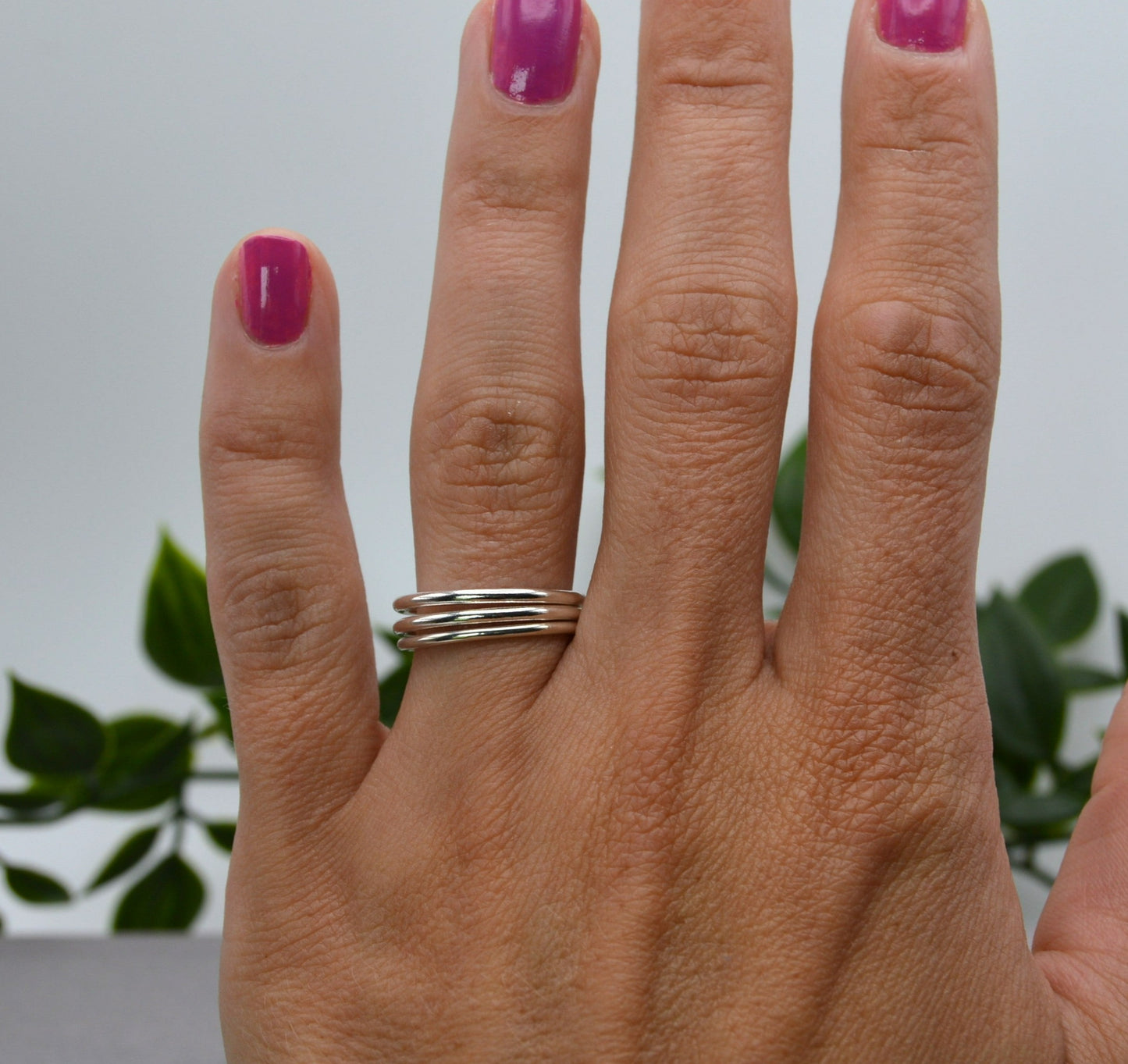 Stack Ring Smooth in Gold or Silver