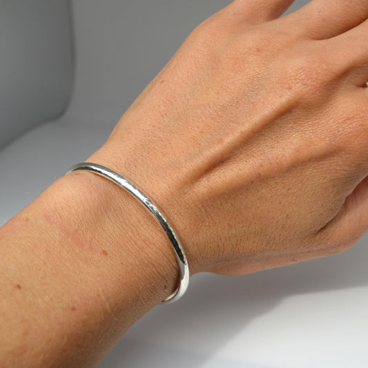 Cuff Bracelet in Sterling Silver or Gold