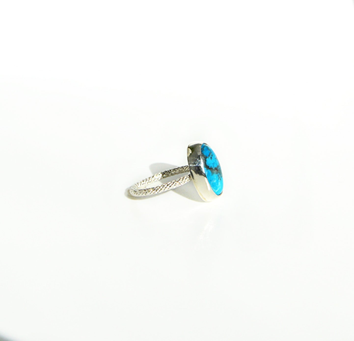Turquoise Howlite Ring Size 5