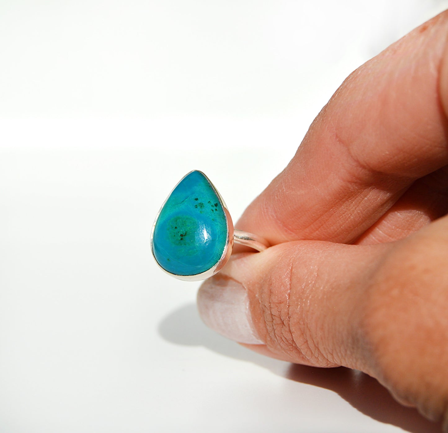 Turquoise Cocktail Ring Size 7