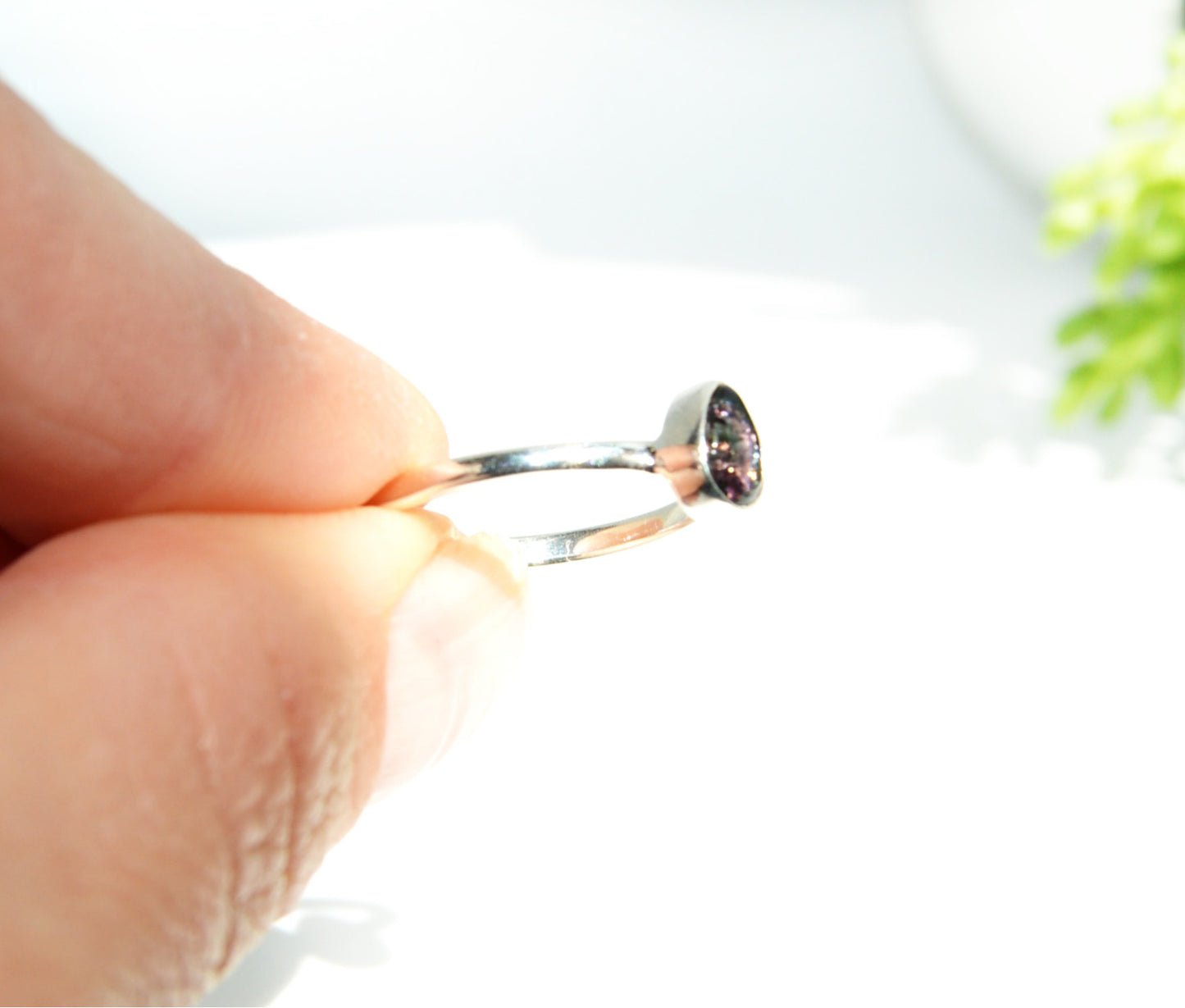 Watermelon Tourmaline Ring Size 6