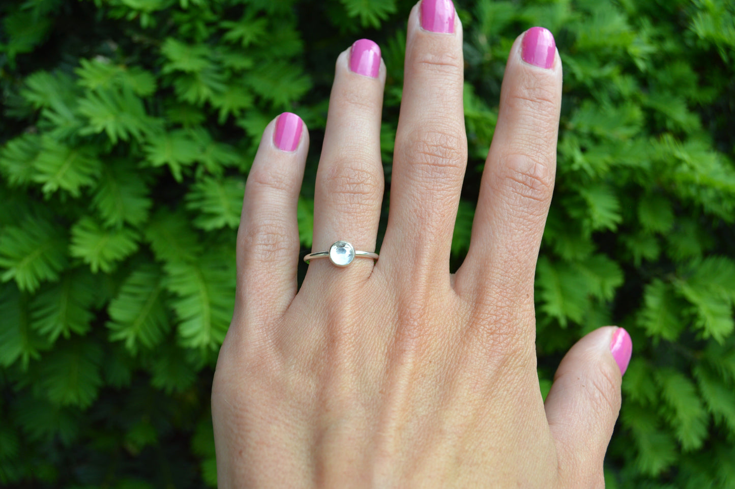 White Topaz Ring