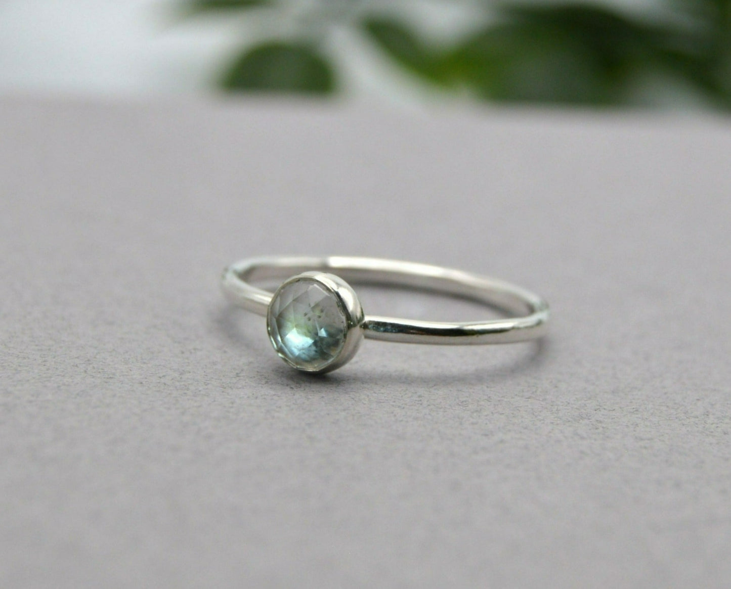 White Topaz Ring
