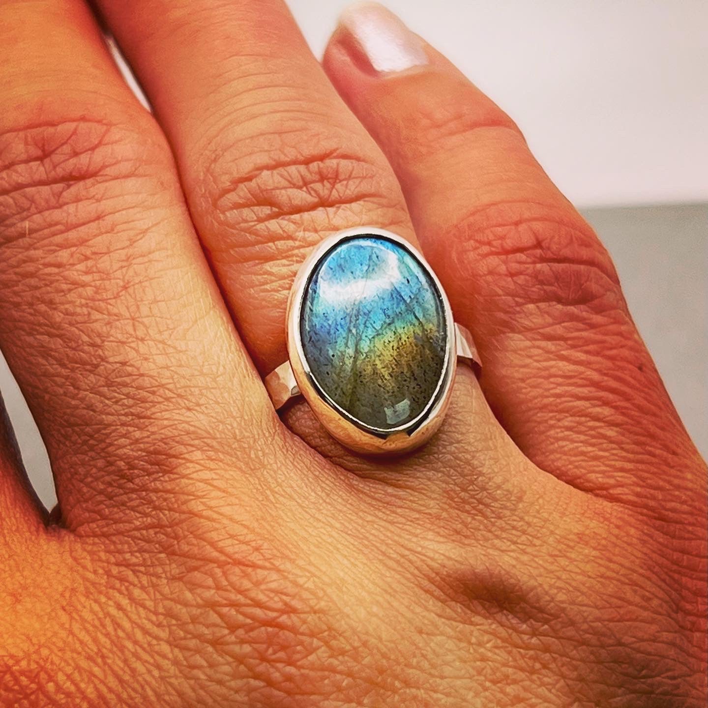 Labradorite Ring Size 7.5