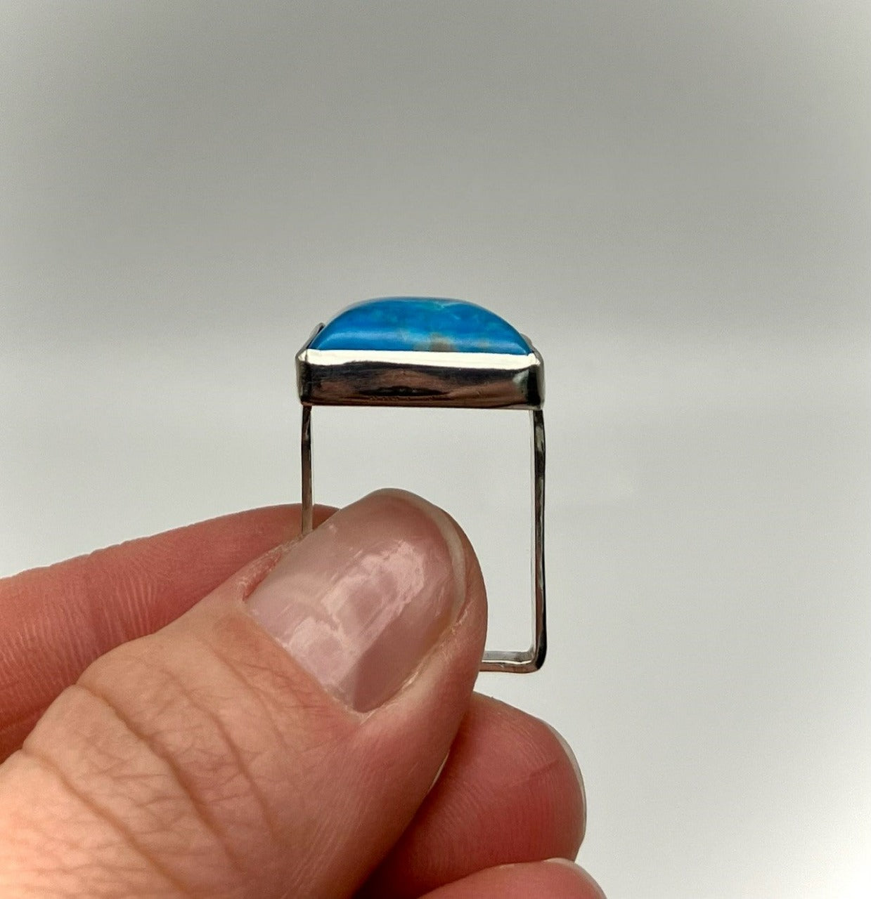 Blue Howlite Ring Size 7.5