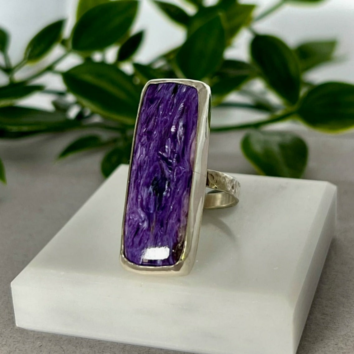 Charoite Ring Size 9
