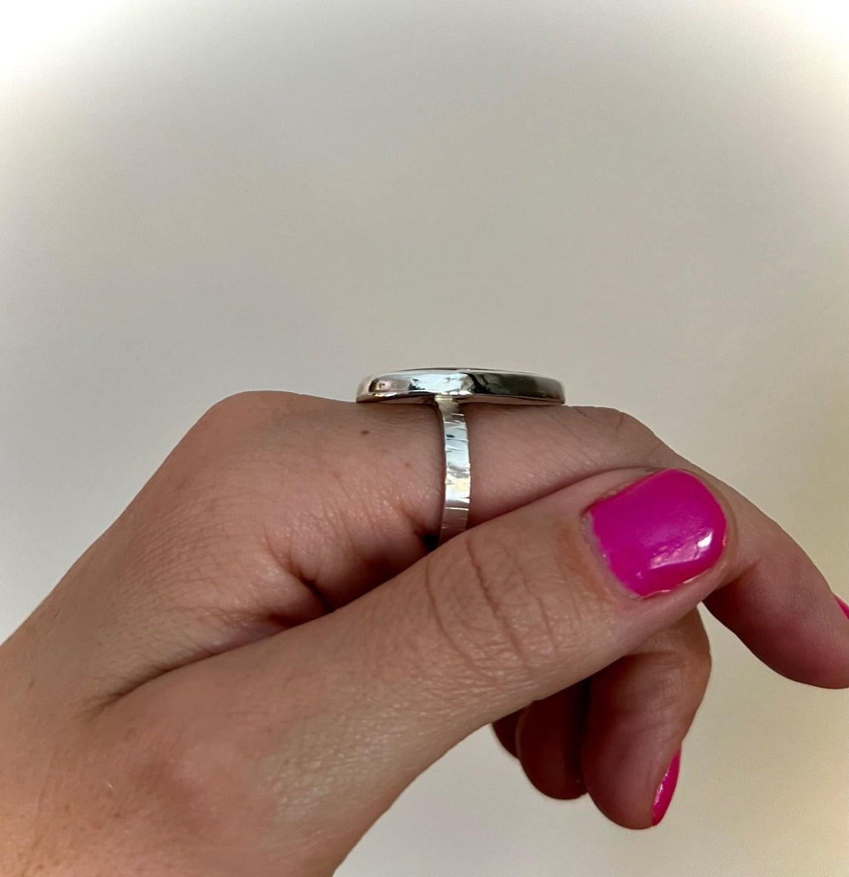 Zebra Agate Ring Size 8.5