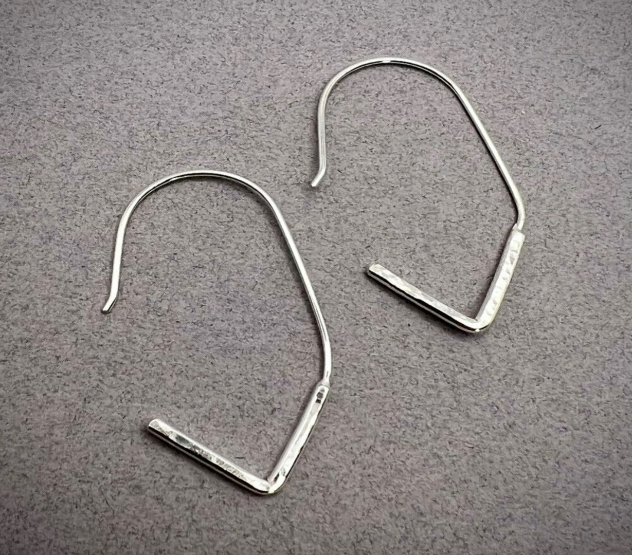 V-Hoop Earrings