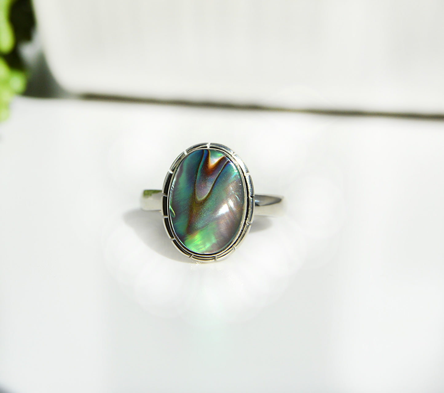 Abalone Ring Size 10