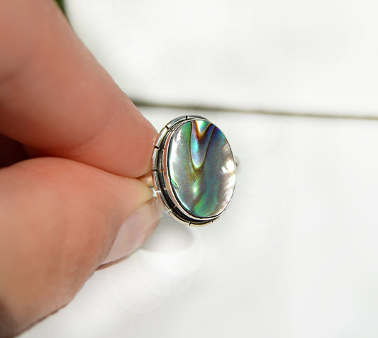 Abalone Ring Size 10