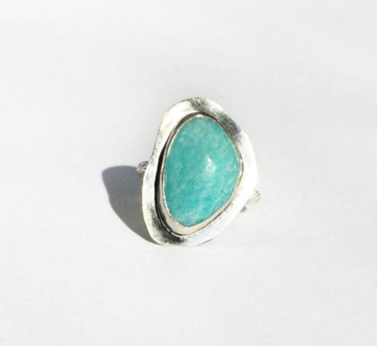 Amazonite Ring Size 6.5