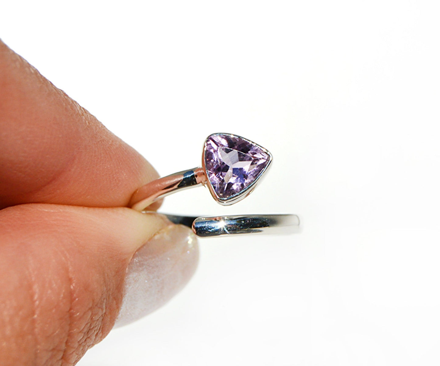 Amethyst Adjustable Ring