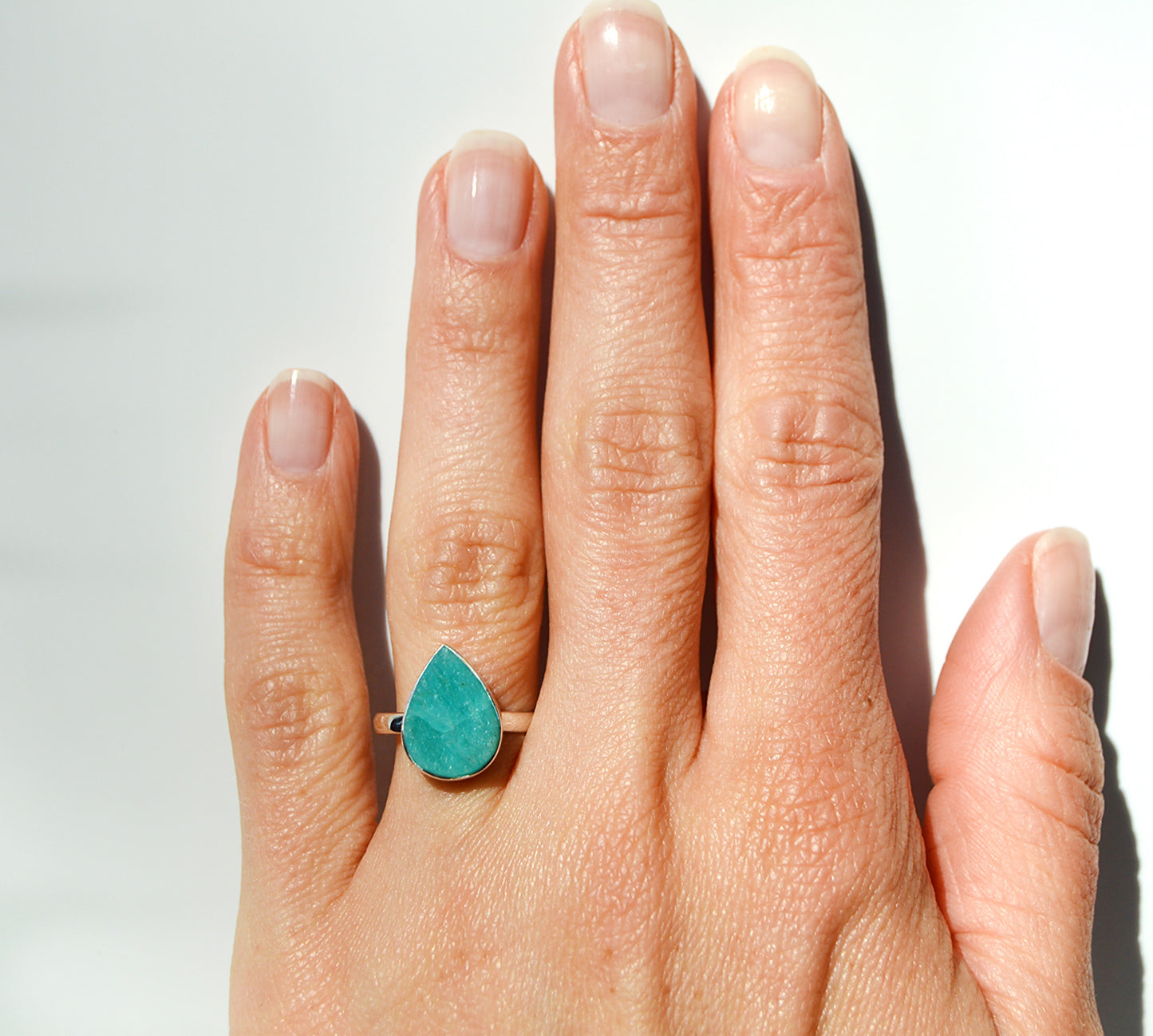 Amazonite Ring Size 6