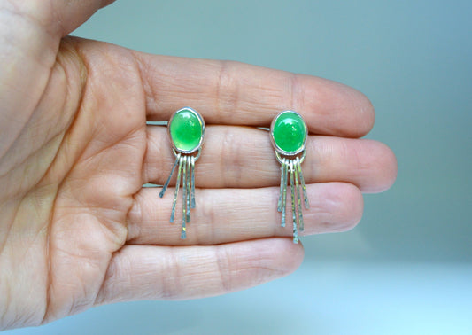 Aventurine Burst Earrings