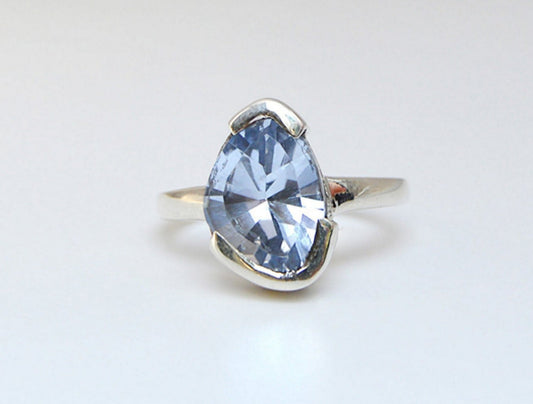 Blue Topaz Ring Size 8