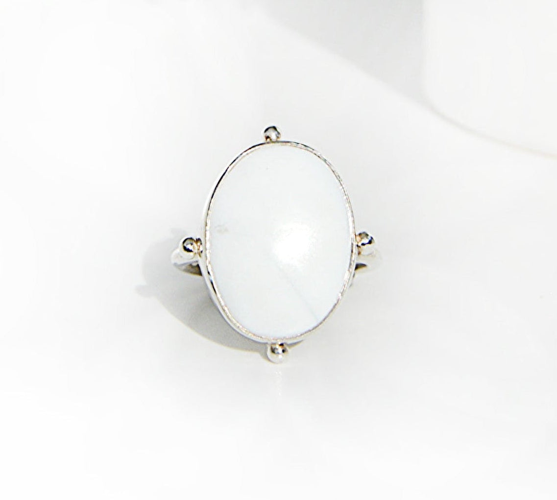 Blue Opal Ring Size 9