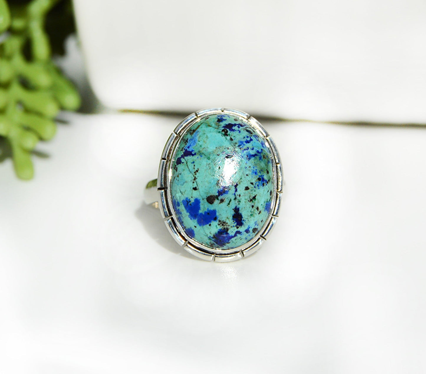 Turquoise Bluebird Ring size 9 by JeniMarie