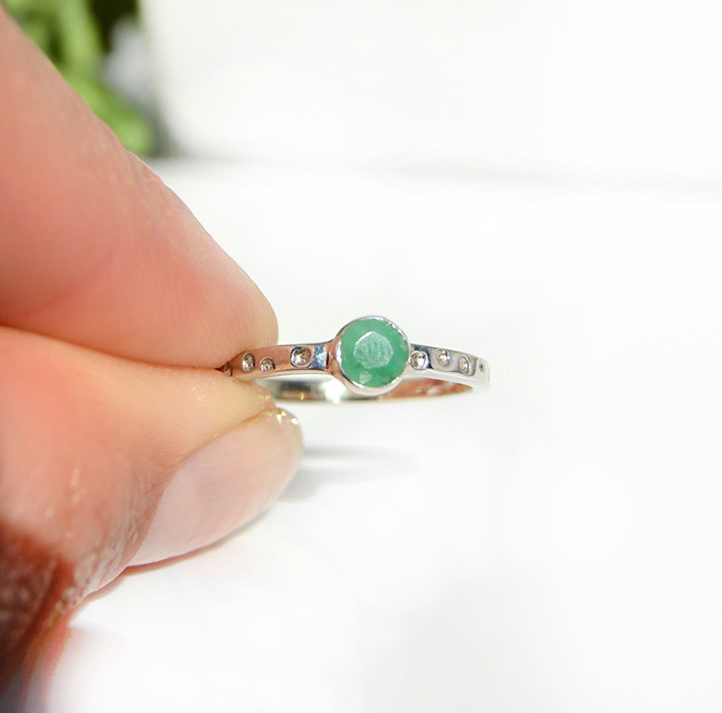 Emerald Ring Size 6