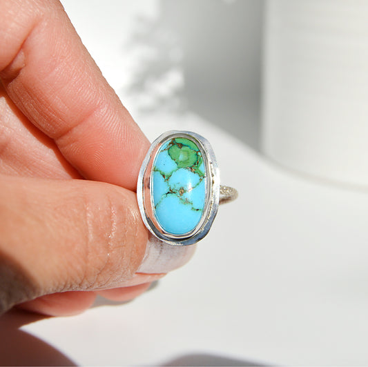 Gibbsite Ring Size 7.5