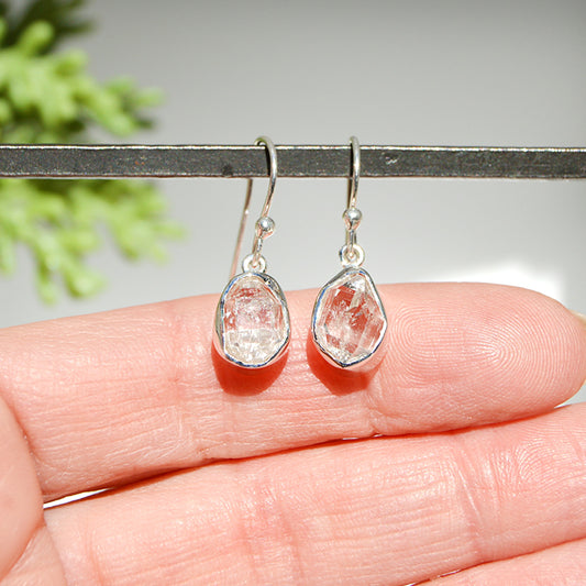 Herkimer Diamond Dangle Earrings