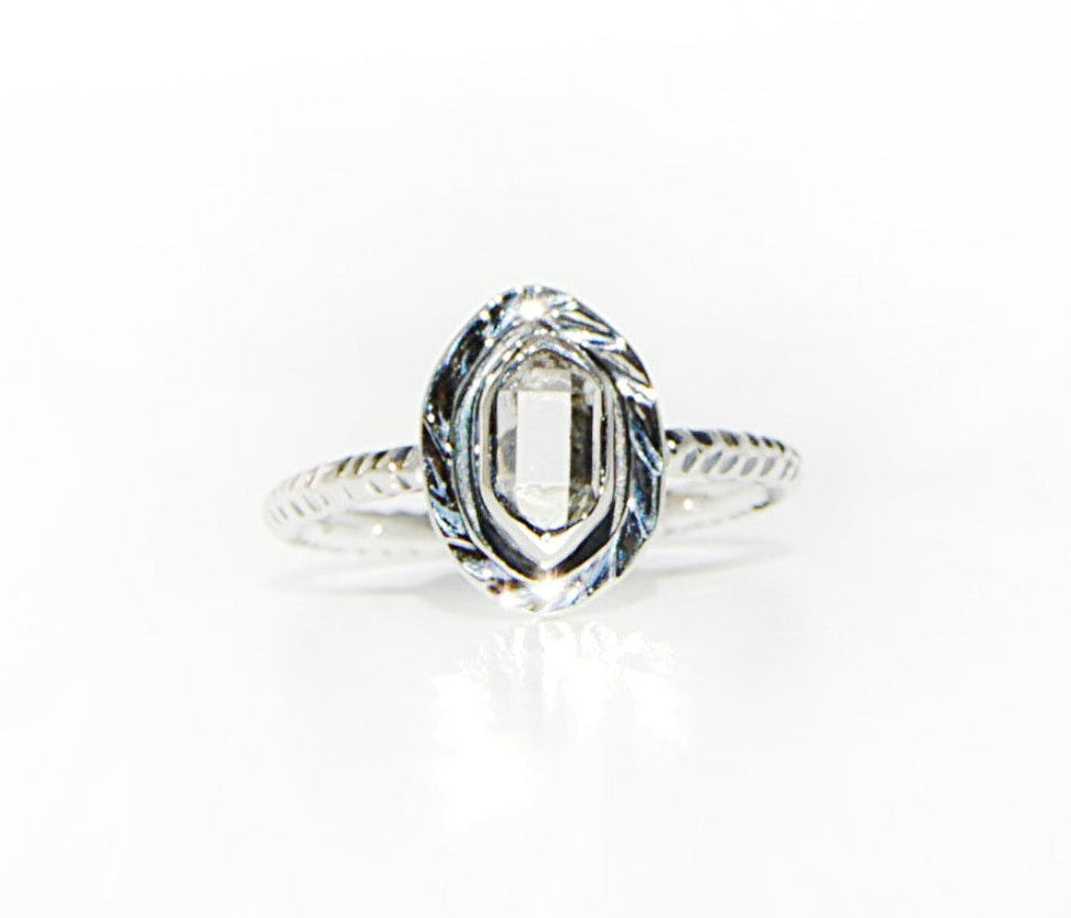 Herkimer Diamond Cocktail Ring