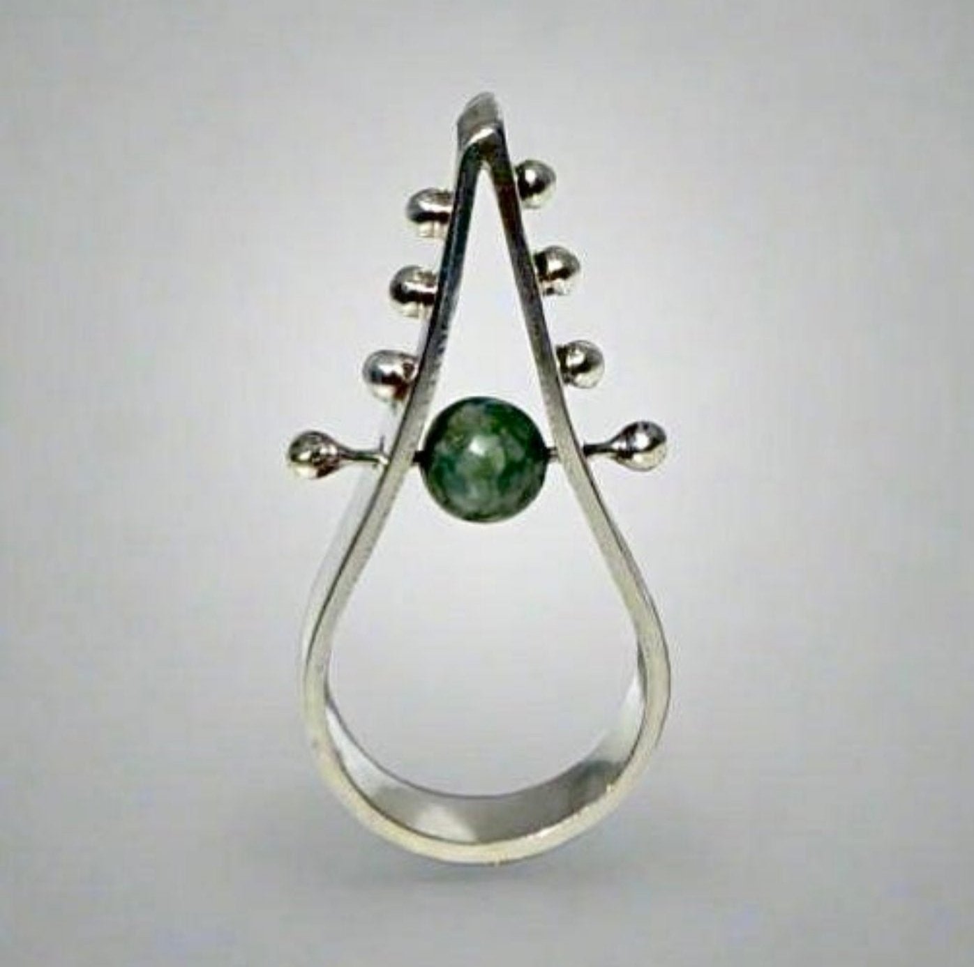 Jade Roller Ring Size 5.75