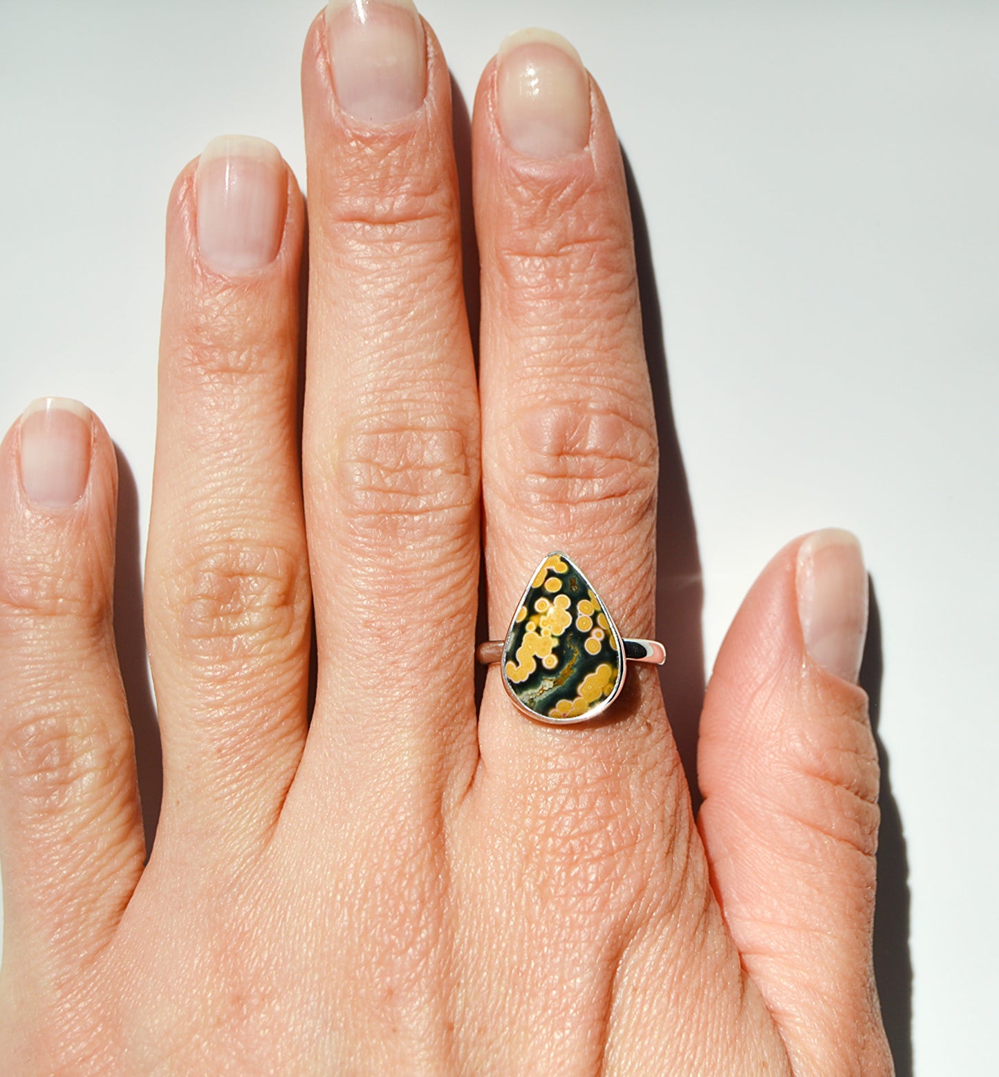 Ocean Jasper Ring Size 8