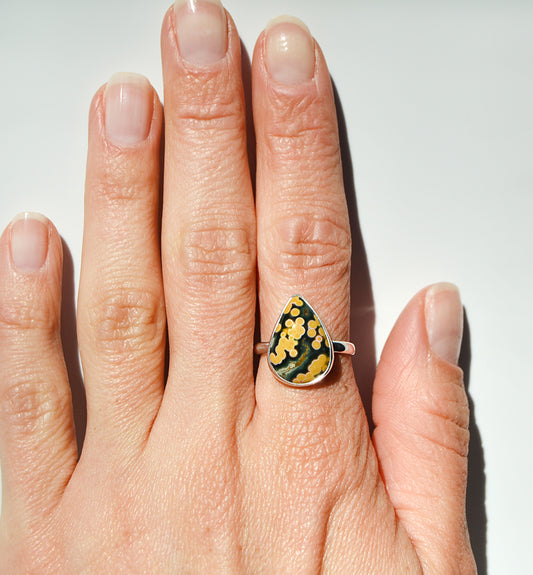 Ocean Jasper Ring Size 8