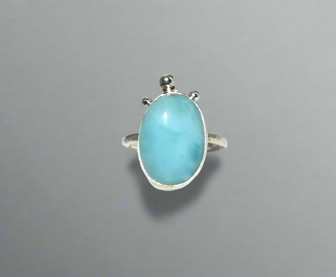 Larimar Ring Size 8