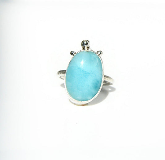 Larimar Ring Size 8