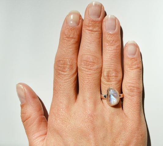 Moonstone Ring Size 8