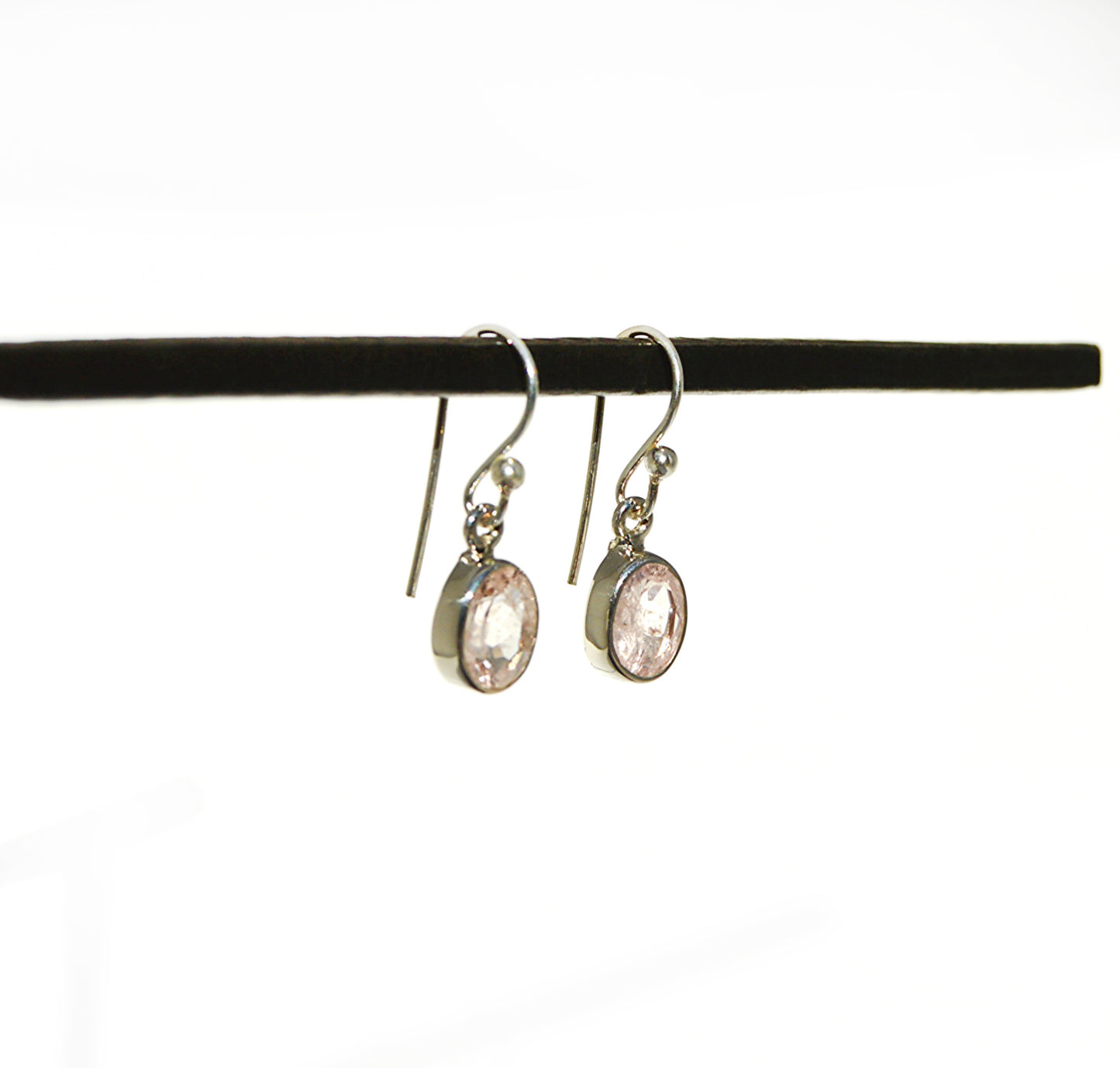 Morganite Dangle Earrings