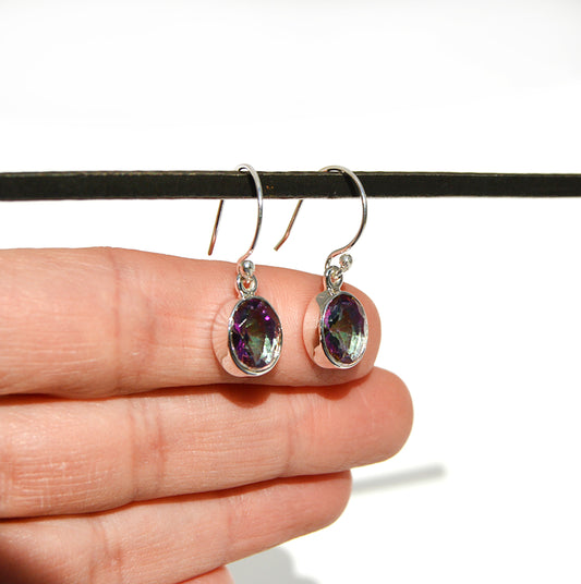 Mystic Topaz Dangle Earrings